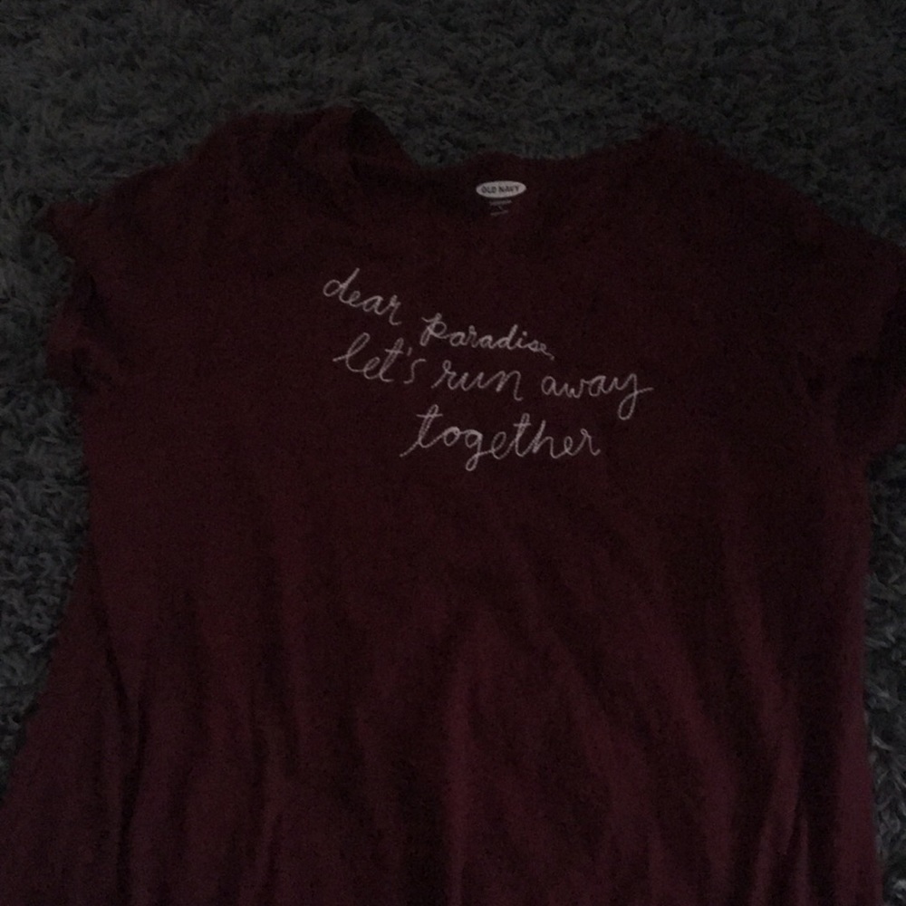 Red Old Navy Shirt